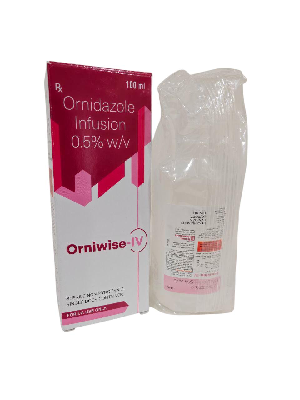 Orniwise IV Infusion — Ornidazole 500 mg per 100 ml from Trumac Healthcare PCD Pharma Franchise India