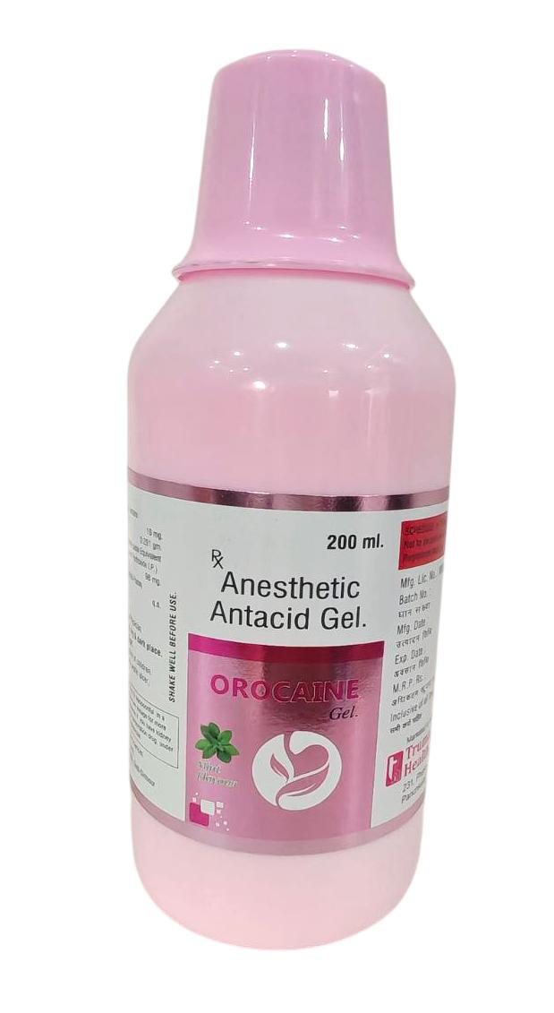 Oxetacaine (10 mg/5 ml) + Aluminium Hydroxide (0.291gm/5 ml) + Milk Of Magnesia (98 mg/5 ml) (Same as Mucaine Gel) Gel — manufactured by Trumac Healthcare