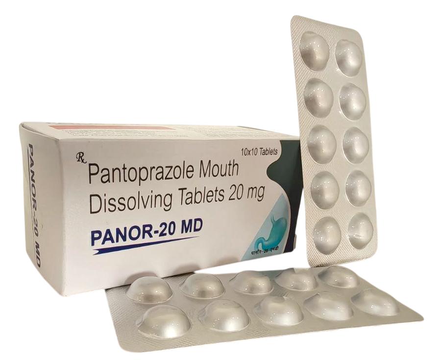 Panor-20 MD Tablet — Pantoprazole 20 mg from Trumac Healthcare PCD Pharma Franchise India