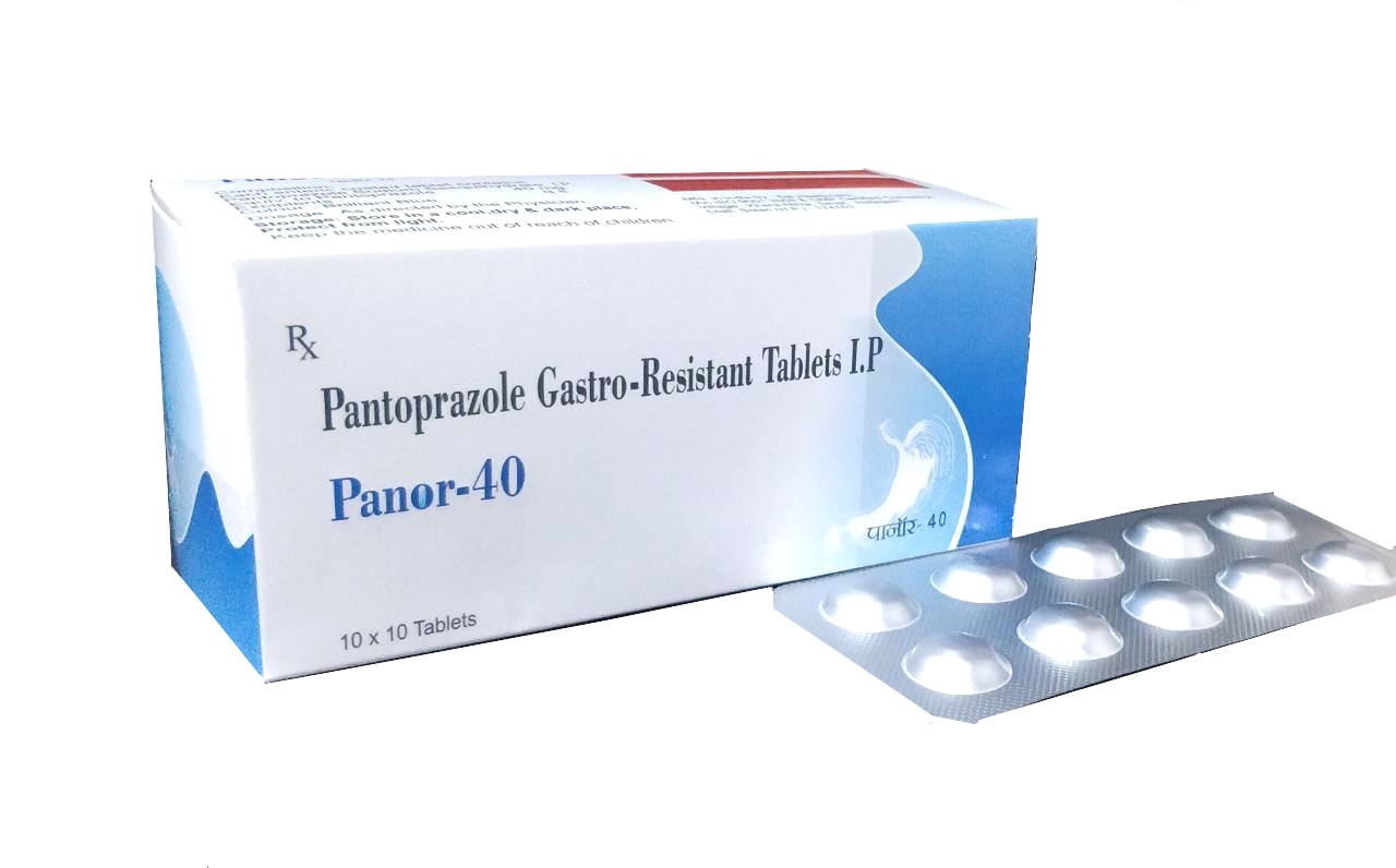 Panor-40 Tablet (10×10) — Pantoprazole 40 mg from Trumac Healthcare PCD Pharma Franchise India