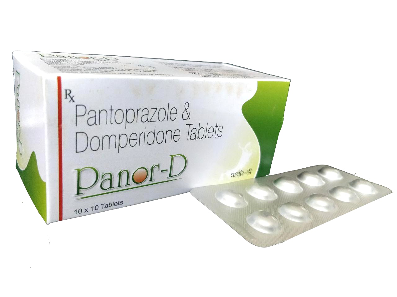 Panor-D 40 Tablet (10×10) — Pantoprazole 40 mg + Domperidone 10 mg from Trumac Healthcare PCD Pharma Franchise India