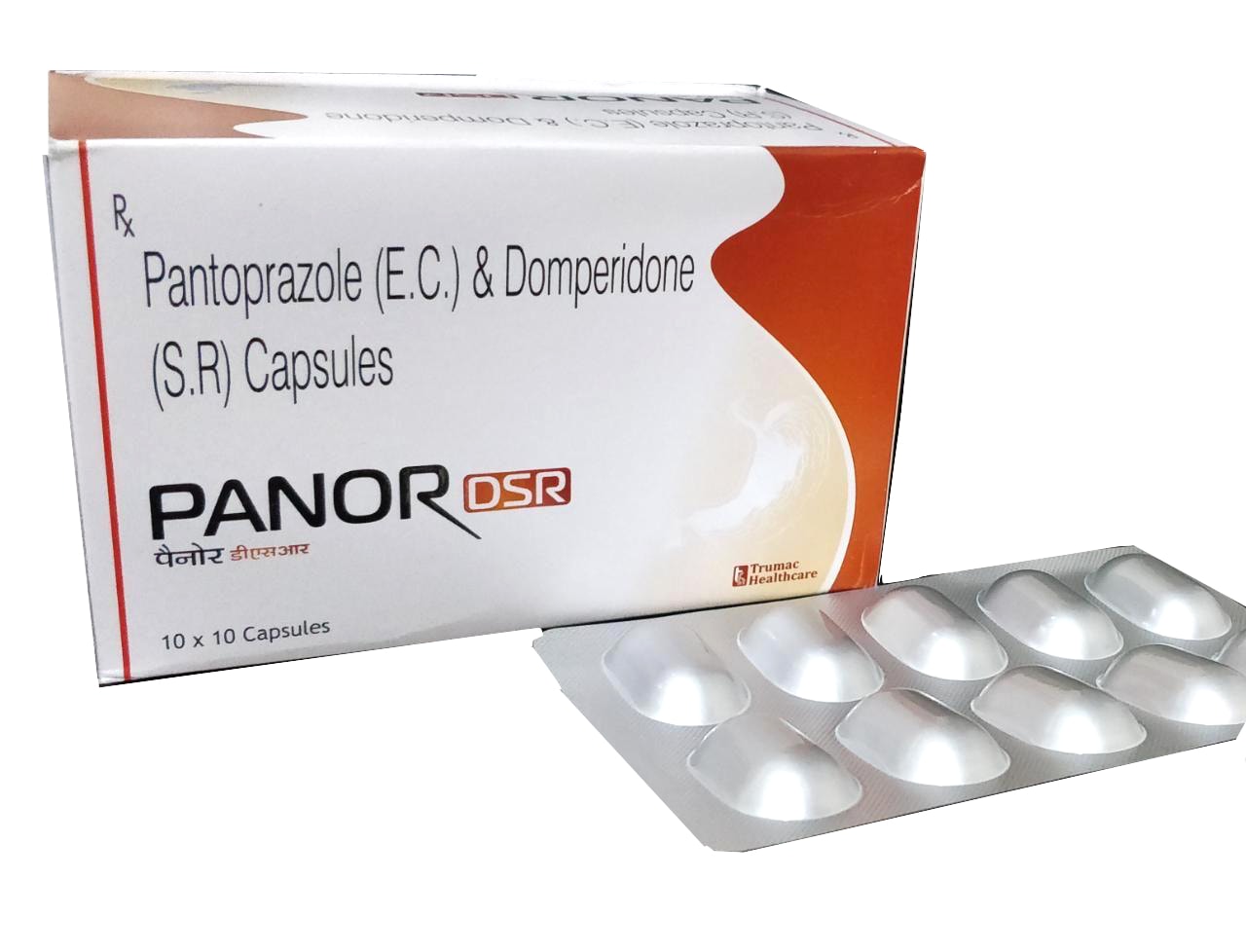 Panor-DSR Capsule — Pantoprazole 40 mg + Domperidone 30 mg (Sustained Release) from Trumac Healthcare PCD Pharma Franchise India