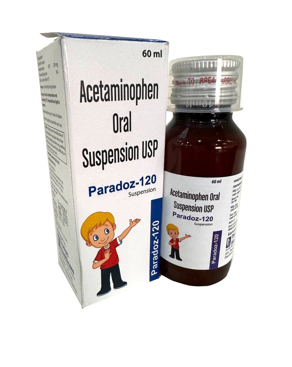 Paracetamol 120 mg Suspension Suspension — manufactured by Trumac Healthcare