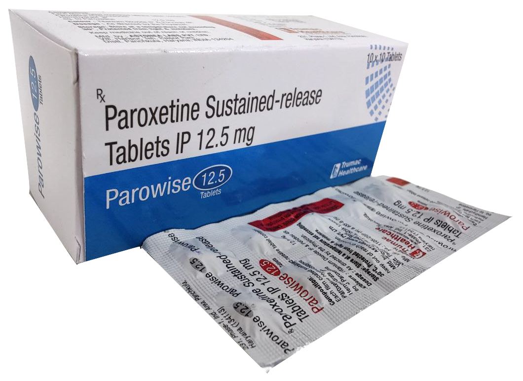 Paroxetine 12.5 mg Tablet — manufactured by Trumac Healthcare