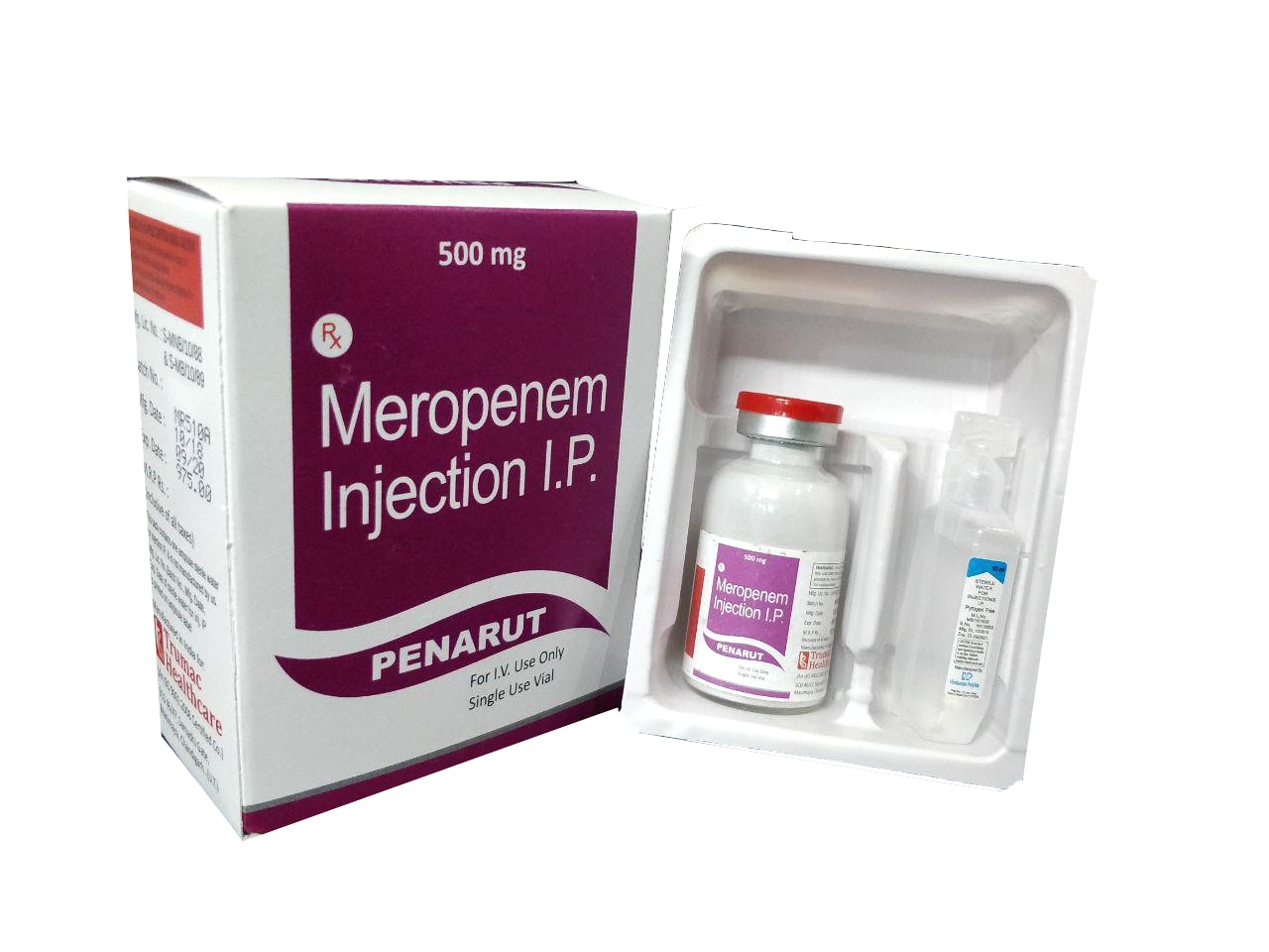 Meropenem-500 mg Injection — manufactured by Trumac Healthcare