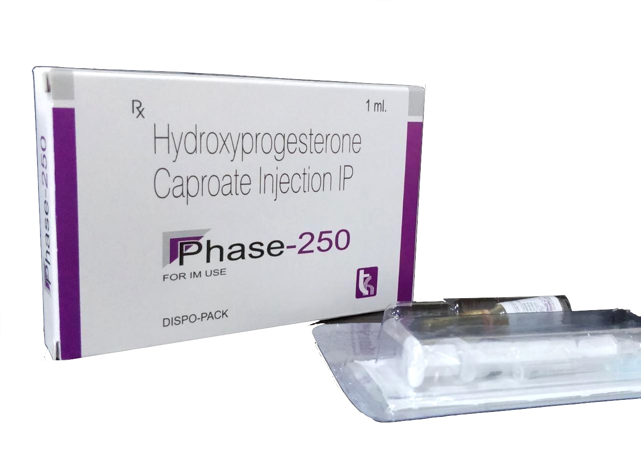 Phase-250 Injection — Hydroxyprogesterone Caproate 250 mg from Trumac Healthcare PCD Pharma Franchise India