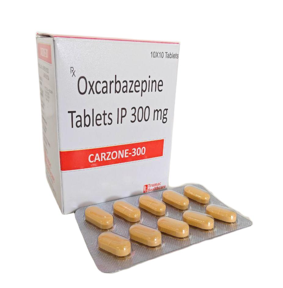 Carzone-300 Tablet — Oxcarbazepine 300 mg from Trumac Healthcare PCD Pharma Franchise India