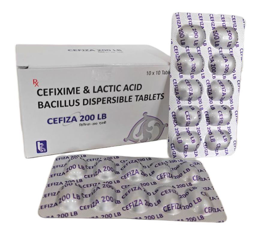 Cefixime Trihydrate 200 mg + Lactic Acid Bacillus 60 Million Spores Tablet — manufactured by Trumac Healthcare