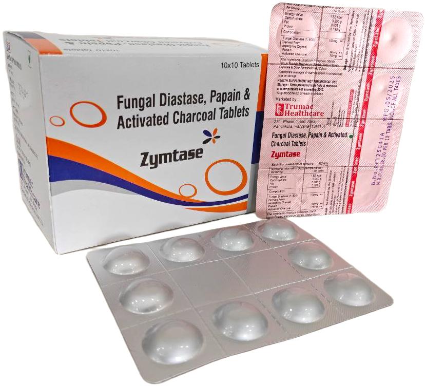 Zymtase 100 ml Syrup — Fungal Diastase + Pepsin from Trumac Healthcare PCD Pharma Franchise India