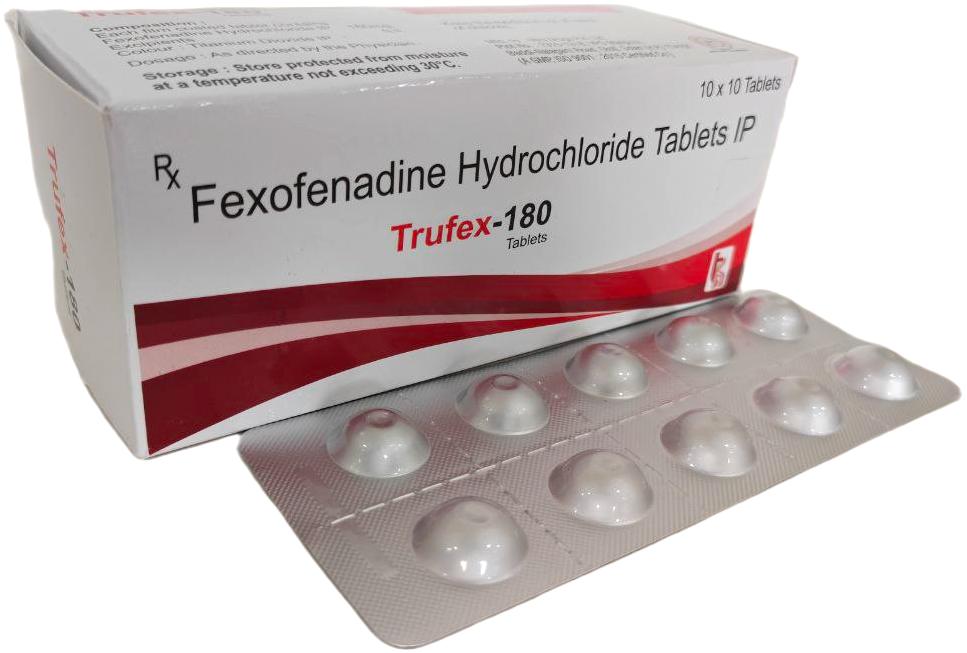 Fexofenadine 180 mg Tablet — manufactured by Trumac Healthcare