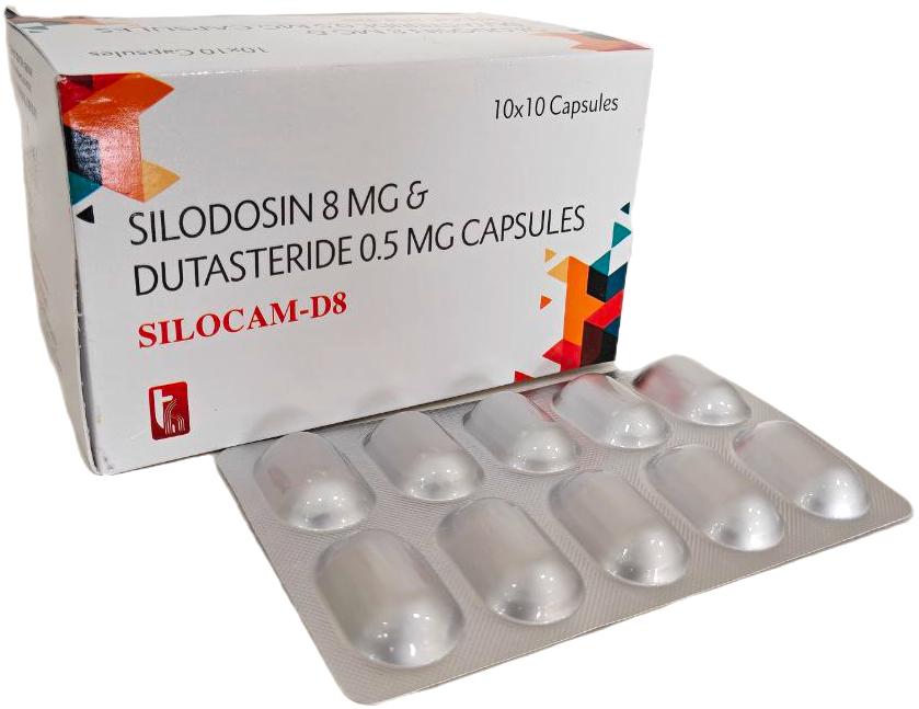 Silocam-D8 Capsule — Silodosin 8 mg + Dutasteride 0.5 mg from Trumac Healthcare PCD Pharma Franchise India