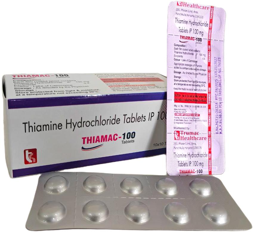 Thiamac-100 Injection — Thiamine 100 mg per ml from Trumac Healthcare PCD Pharma Franchise India