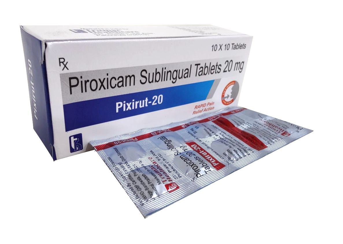 Pixirut-20 Sublingual Tablet — Piroxicam 20 mg (Sublingual) from Trumac Healthcare PCD Pharma Franchise India