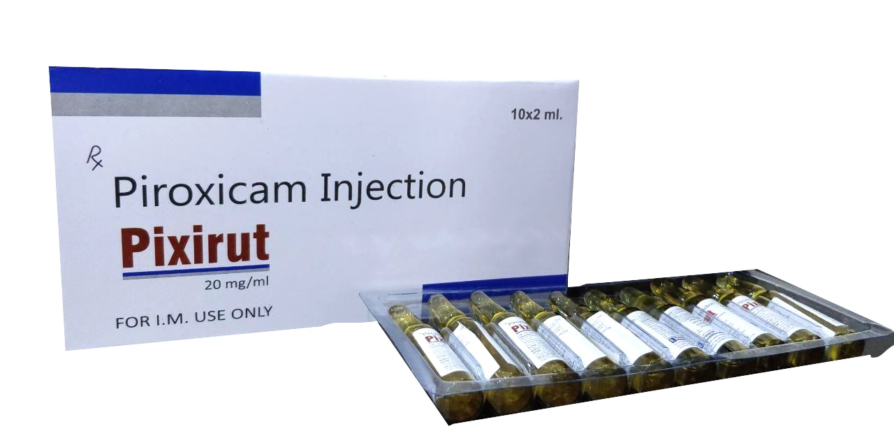 Pixirut Injection — Piroxicam 40 mg / 2 ml from Trumac Healthcare PCD Pharma Franchise India