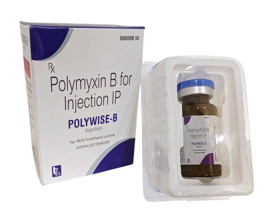 Polymyxin B (500000 units) Injection — manufactured by Trumac Healthcare