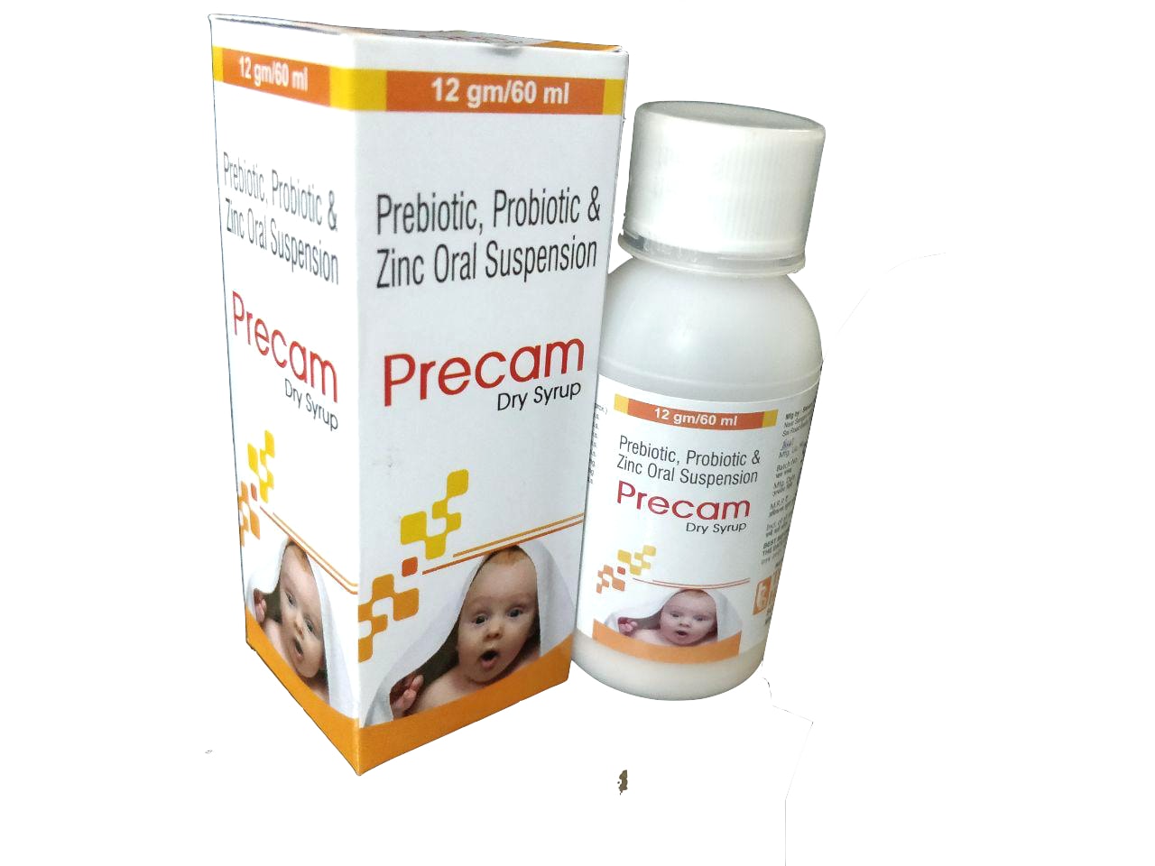 Precam Dry Syrup — Bifidobacterium Longum 240 m.s. + Bifidobacterium spp. from Trumac Healthcare PCD Pharma Franchise India