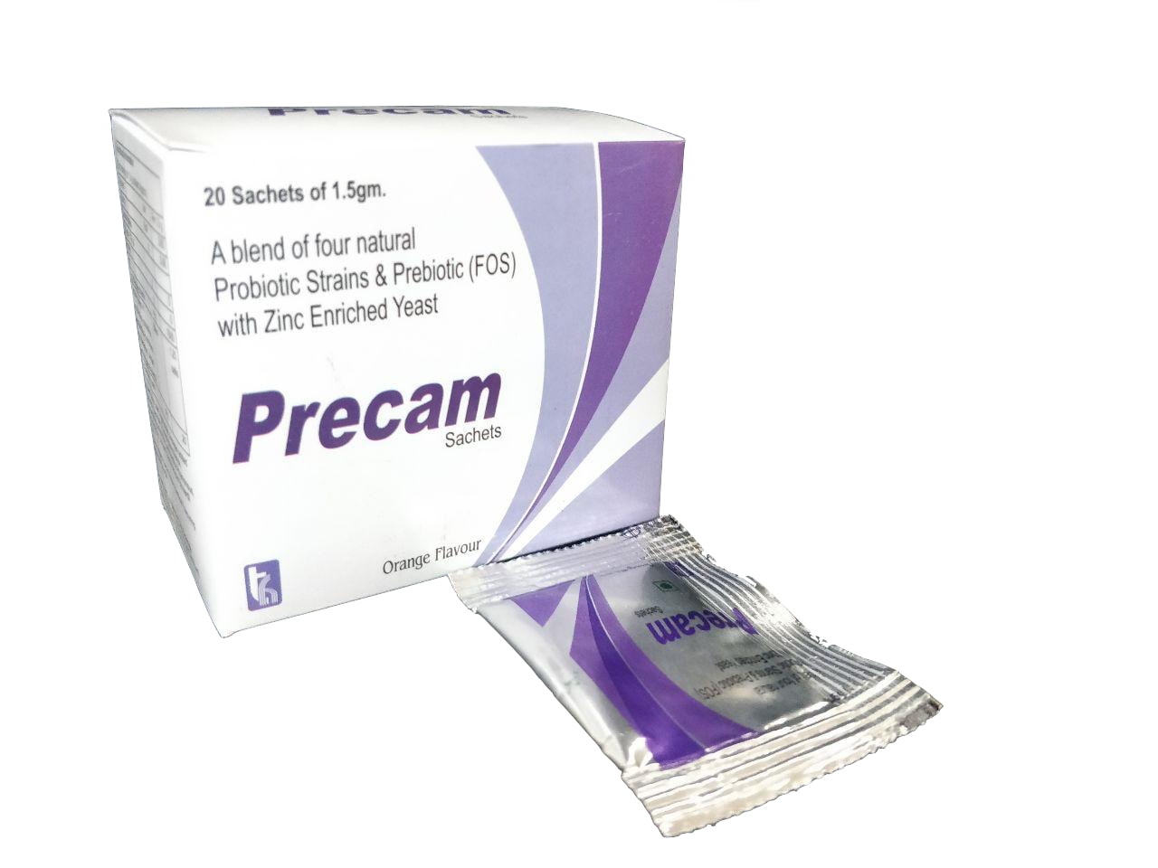 Precam Sachets — Probiotic blend of Lactobacillus Acidophilus + Bifidobacterium Spp. from Trumac Healthcare PCD Pharma Franchise India