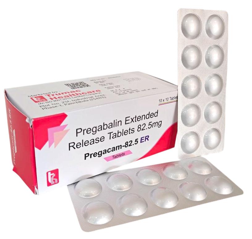 Pregabalin 82.5 mg (Extended Release) Tablet — manufactured by Trumac Healthcare