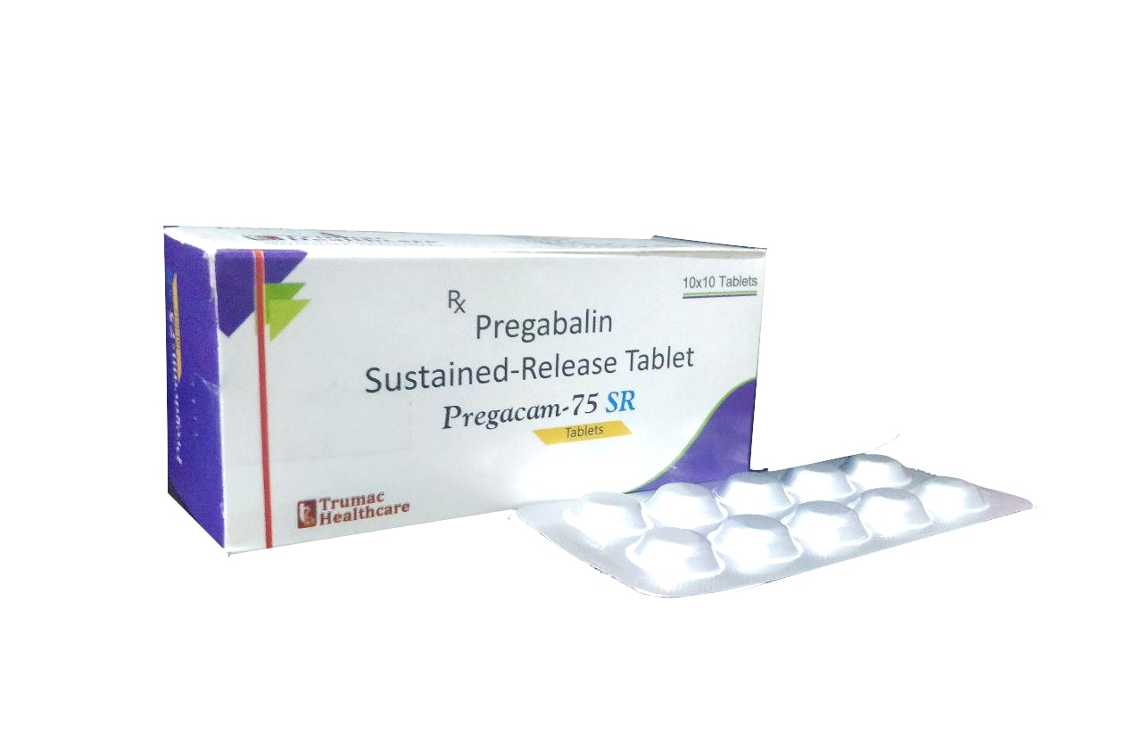 Pregabalin 75 mg (Sustained Release) Tablet — manufactured by Trumac Healthcare