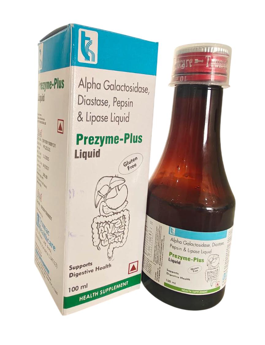 Alpha Galactosidase, Diatase, Pepsin & Lipase Enzyme Syrup (Same as Pankreoflat (Abbott)) Syrup — manufactured by Trumac Healthcare