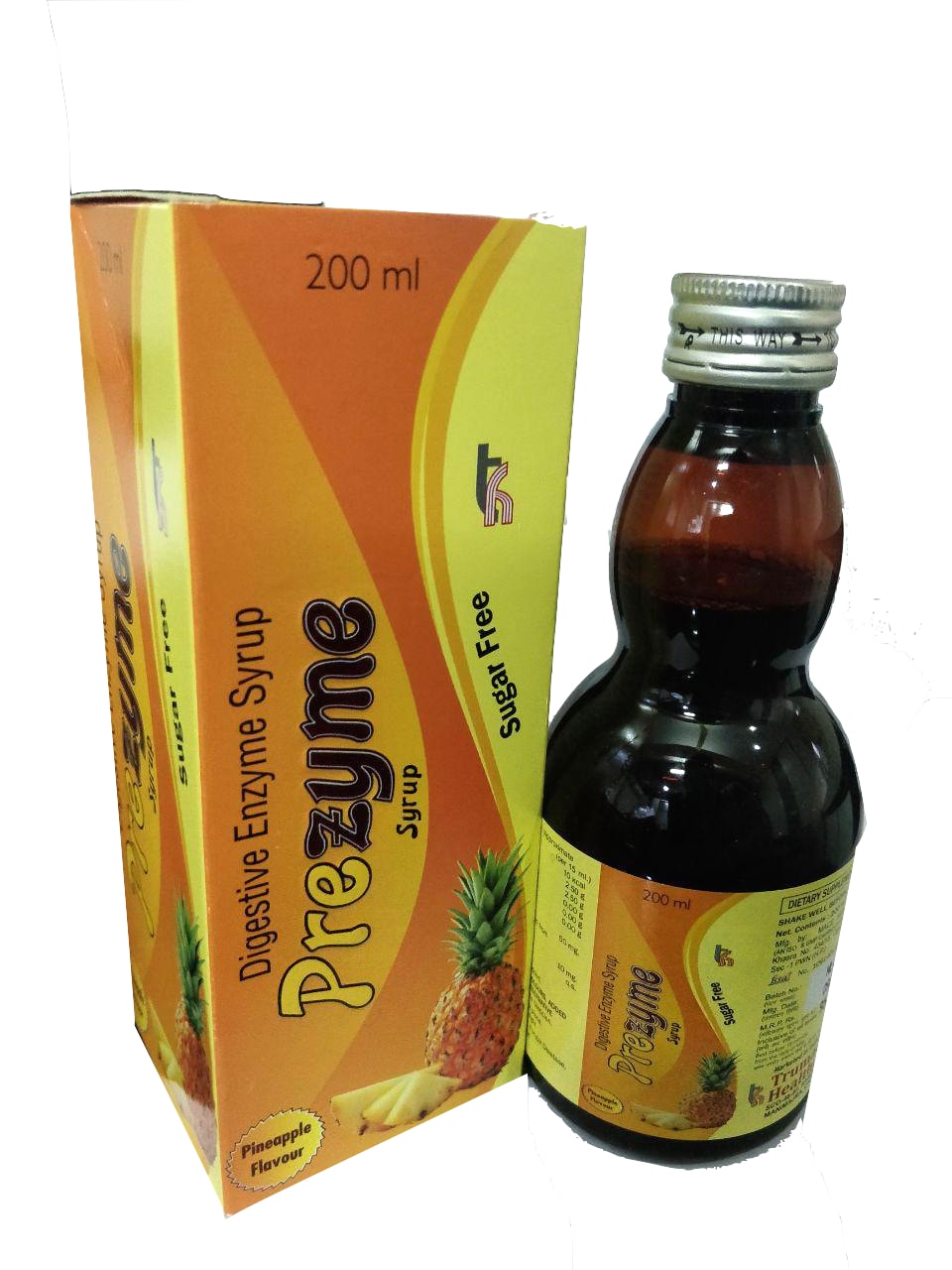 Prezyme Syrup — Fungal Diastase (1:1200) 50 mg + Pepsin per 15 ml from Trumac Healthcare PCD Pharma Franchise India