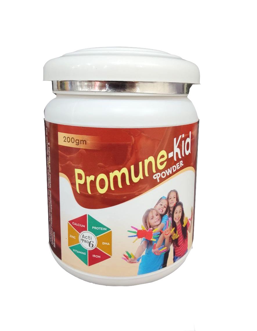 Promune Chocolate Protein (200g) — Protein + DHA + Methylcobalamin + Multivitamin (Chocolate) from Trumac Healthcare PCD Pharma Franchise India