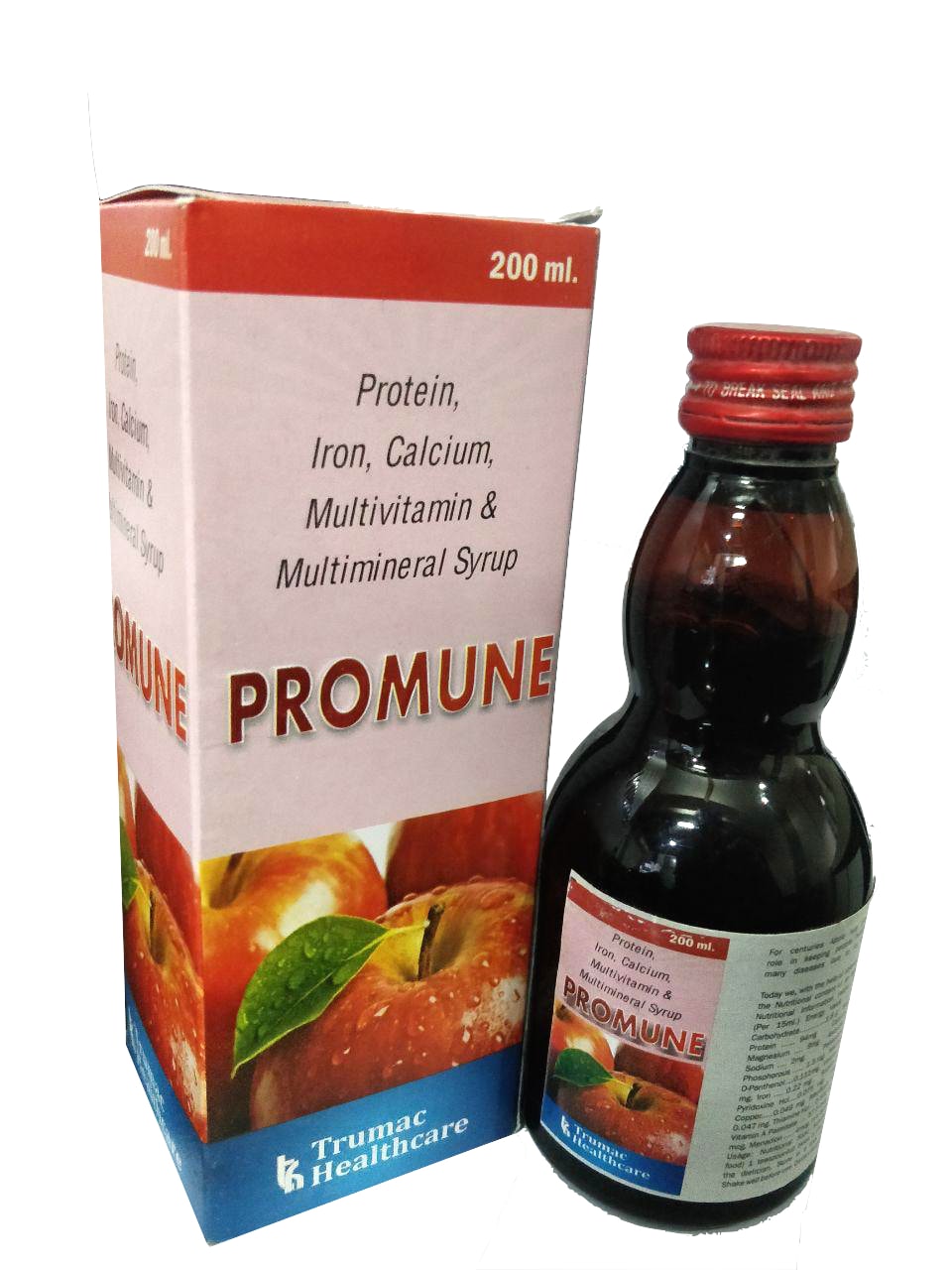 Protein + Iron + Calcium + Multivitamin + Multimineral Syrup Syrup — manufactured by Trumac Healthcare