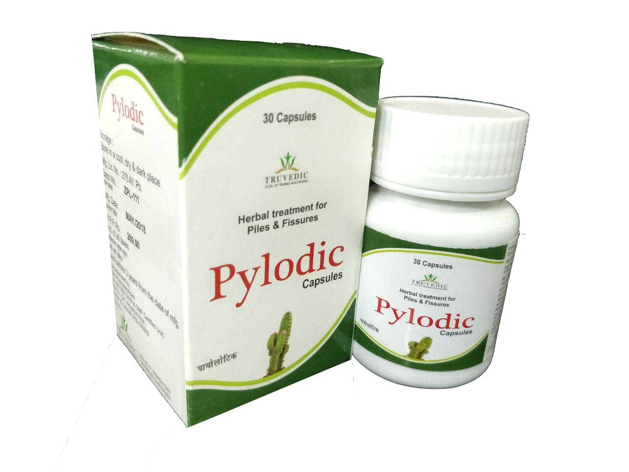 Pylodic Capsule — Ayurvedic Anti-Piles Blend (Triphala, Haritaki, Nimba, Daruharidra) from Trumac Healthcare PCD Pharma Franchise India