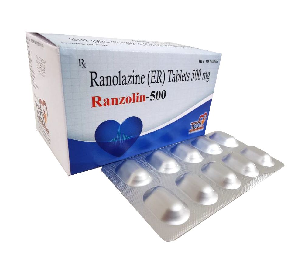 Ranolazine 500 mg (Extended Release) Tablet — manufactured by Trumac Healthcare