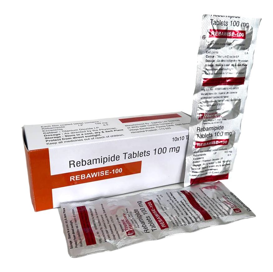 Rebamipide 100 mg Tablet — manufactured by Trumac Healthcare