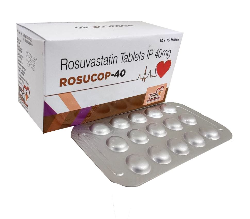 Rosuvastatin 40 mg Tablet — manufactured by Trumac Healthcare