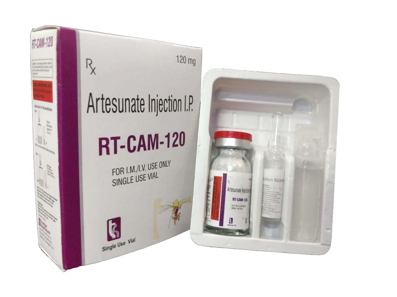 RT-Cam 120 Injection — Artesunate 120 mg from Trumac Healthcare PCD Pharma Franchise India