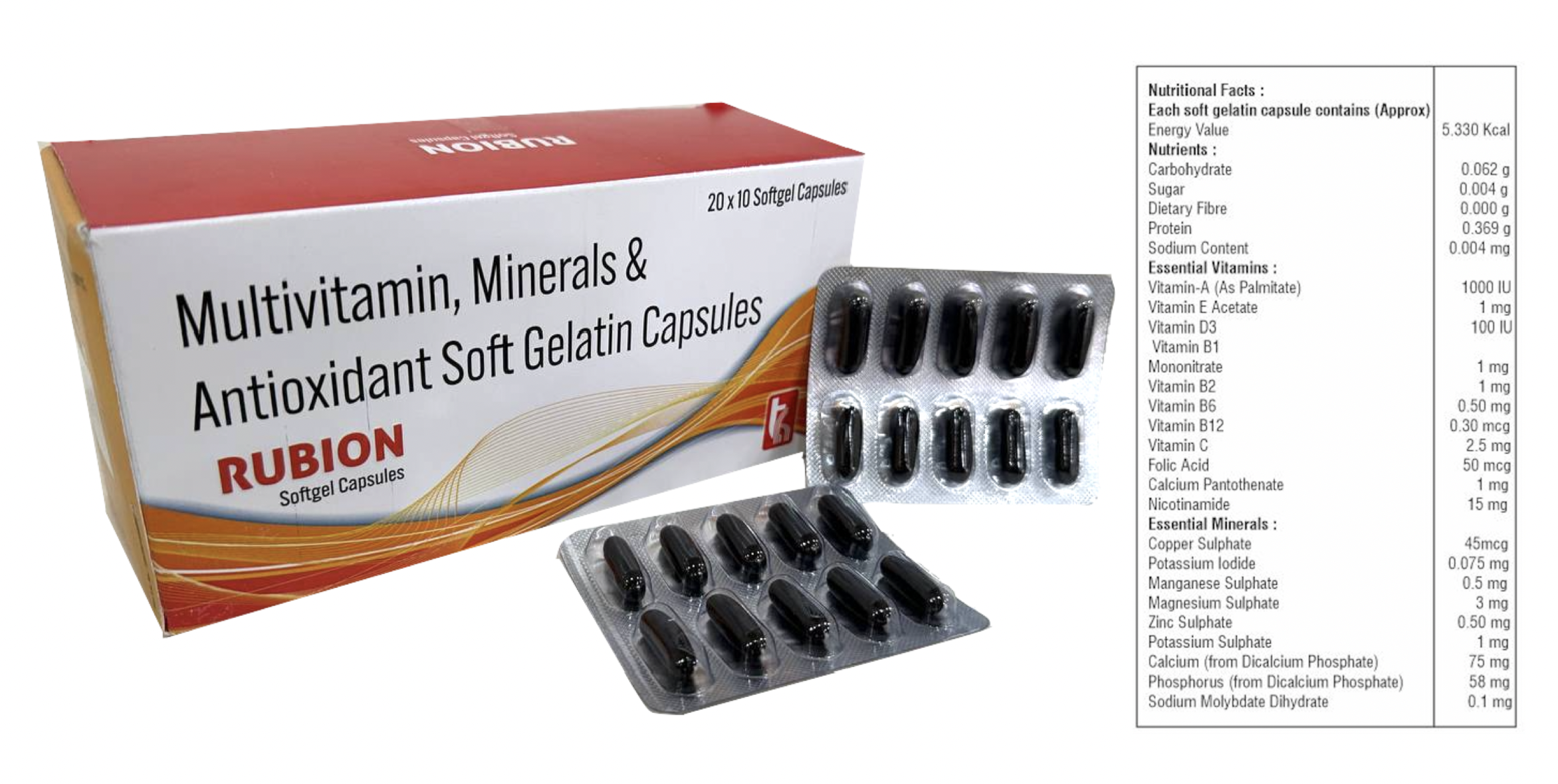 Multivitamin and Multimineral Softgel Caps Softgel — manufactured by Trumac Healthcare