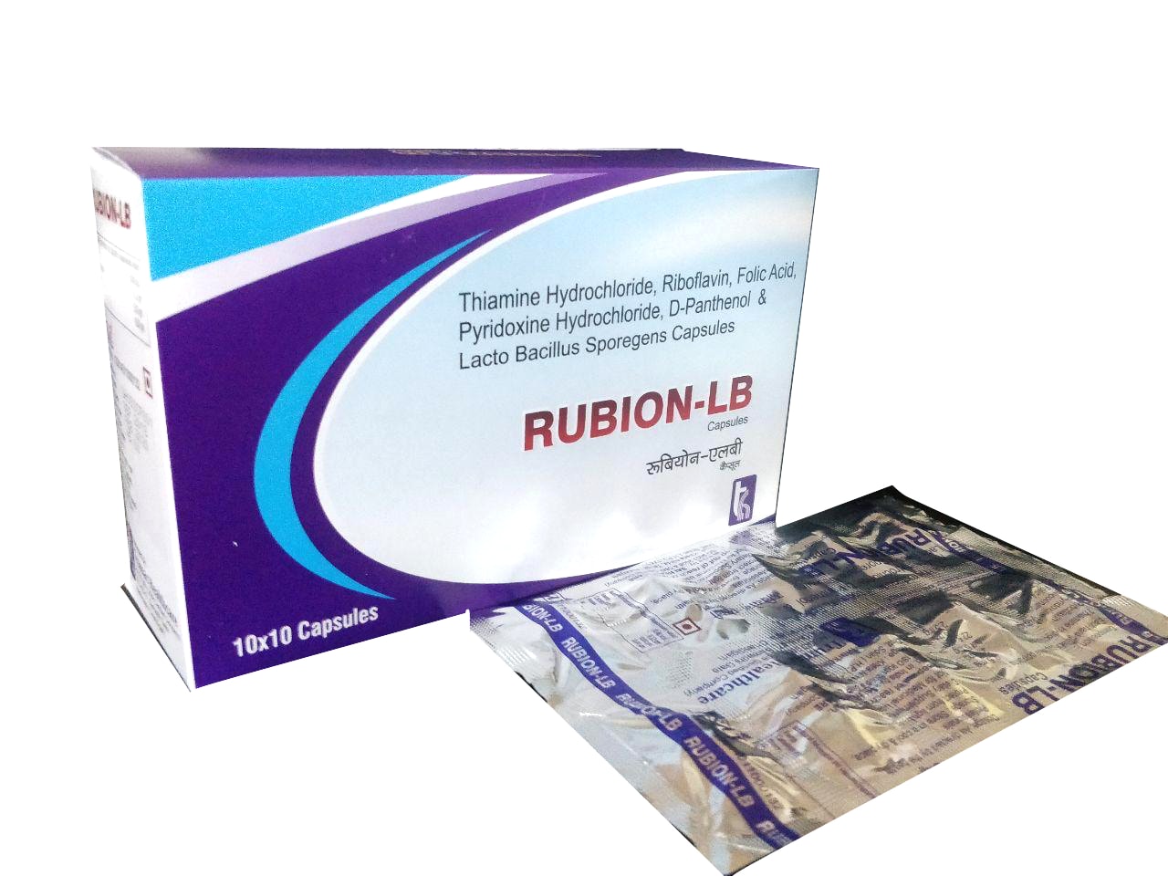 Rubion-LB Capsule — Niacinamide 50 mg + Calcium D Pantothenate + B-Complex + Lactobacillus from Trumac Healthcare PCD Pharma Franchise India