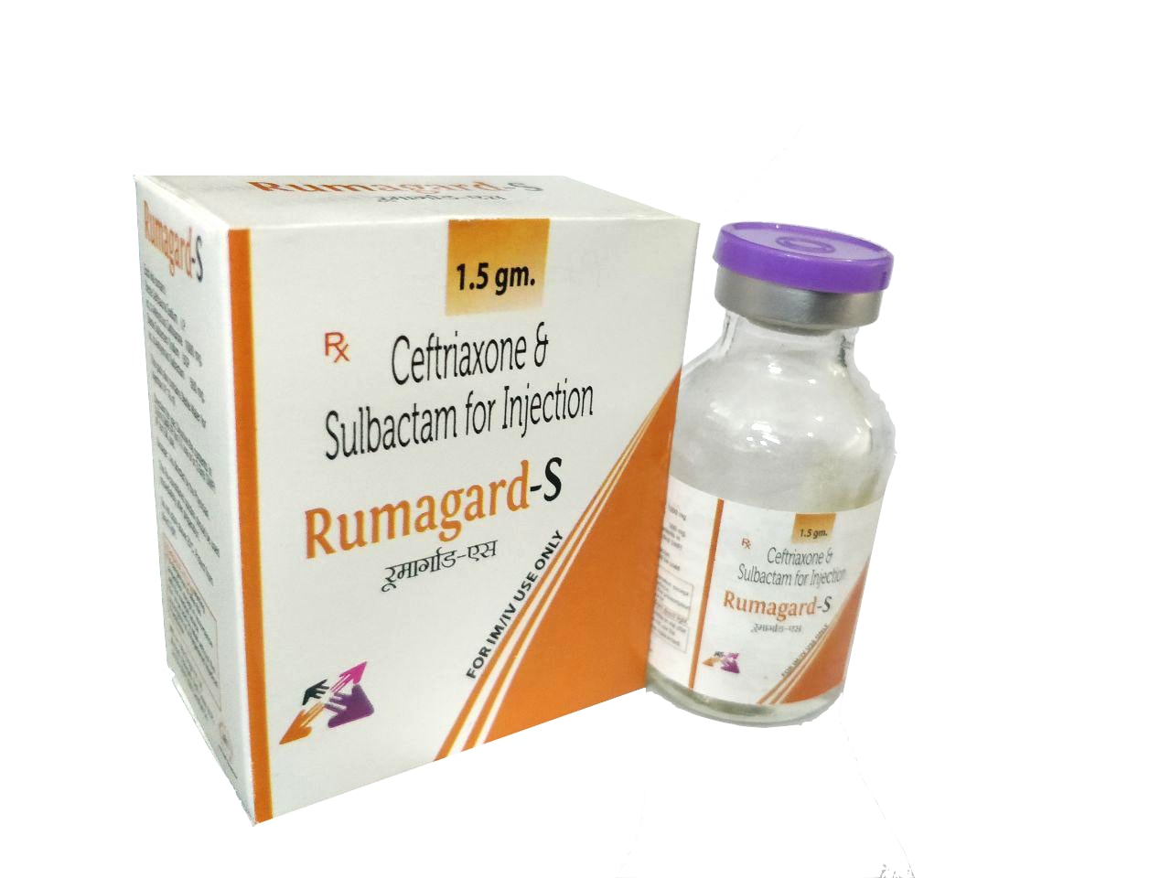 Rumagard-S 1.5 gm Injection — Ceftriaxone 1000 mg + Sulbactam 500 mg from Trumac Healthcare PCD Pharma Franchise India