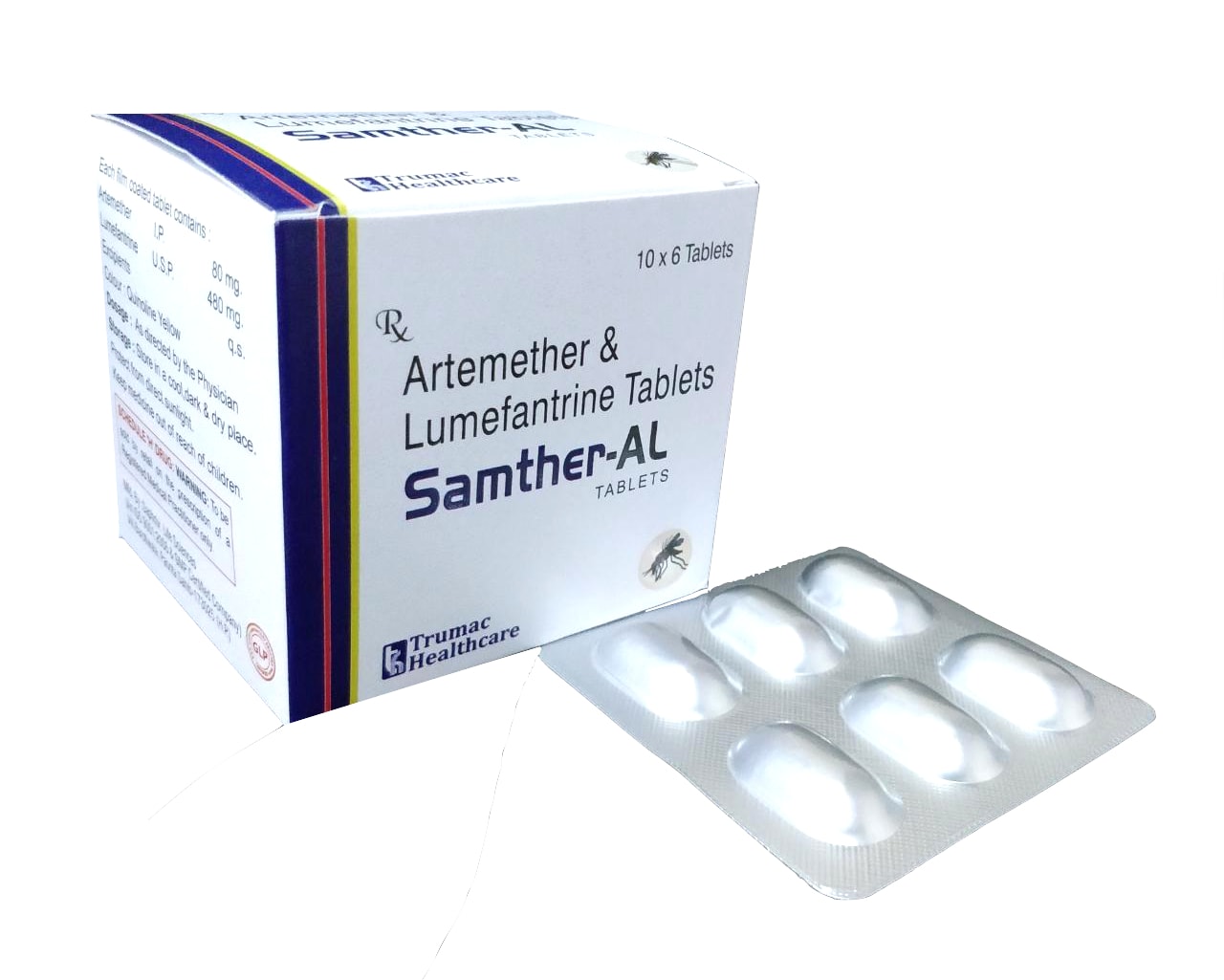 Samther-AL Dry Syrup — Artemether 40 mg + Lumefantrine 240 mg per 5 ml from Trumac Healthcare PCD Pharma Franchise India