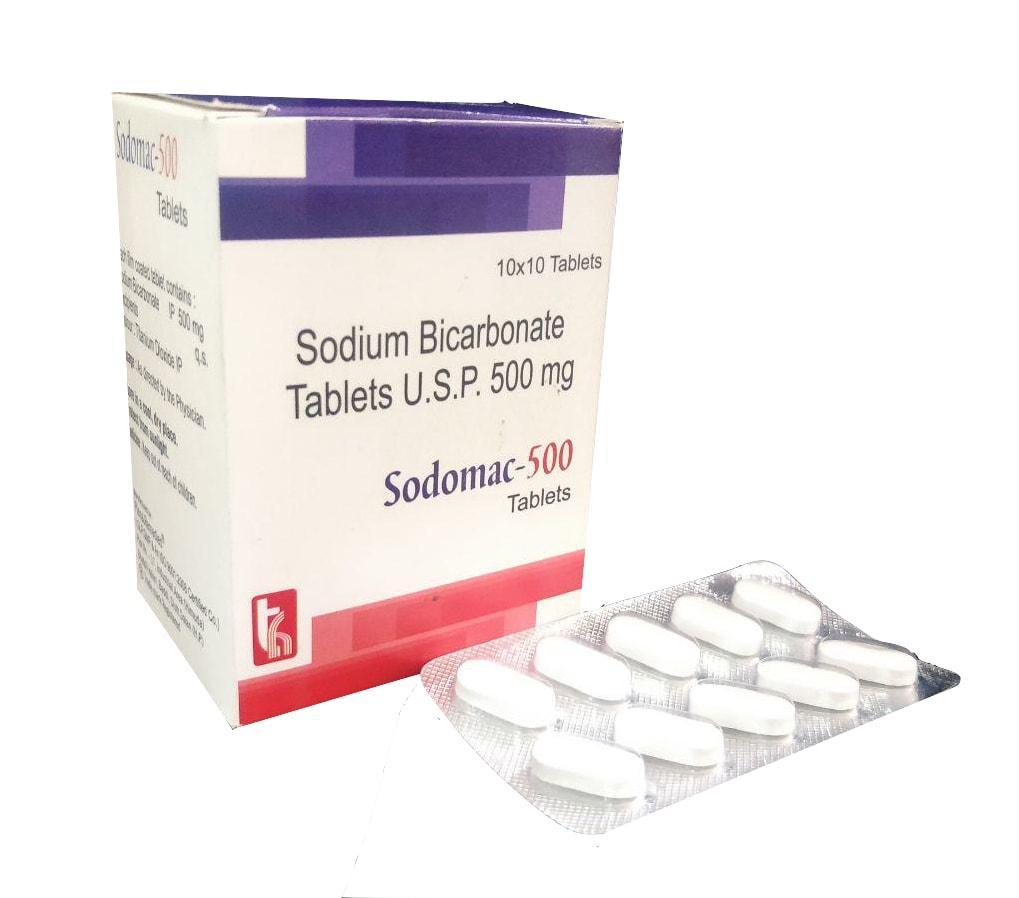 Sodomac-500 Tablet — Sodium Bicarbonate 500 mg from Trumac Healthcare PCD Pharma Franchise India