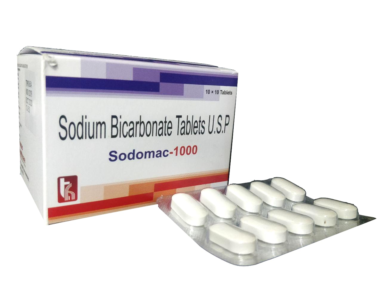 Sodomac-1000 Tablet — Sodium Bicarbonate 1000 mg from Trumac Healthcare PCD Pharma Franchise India