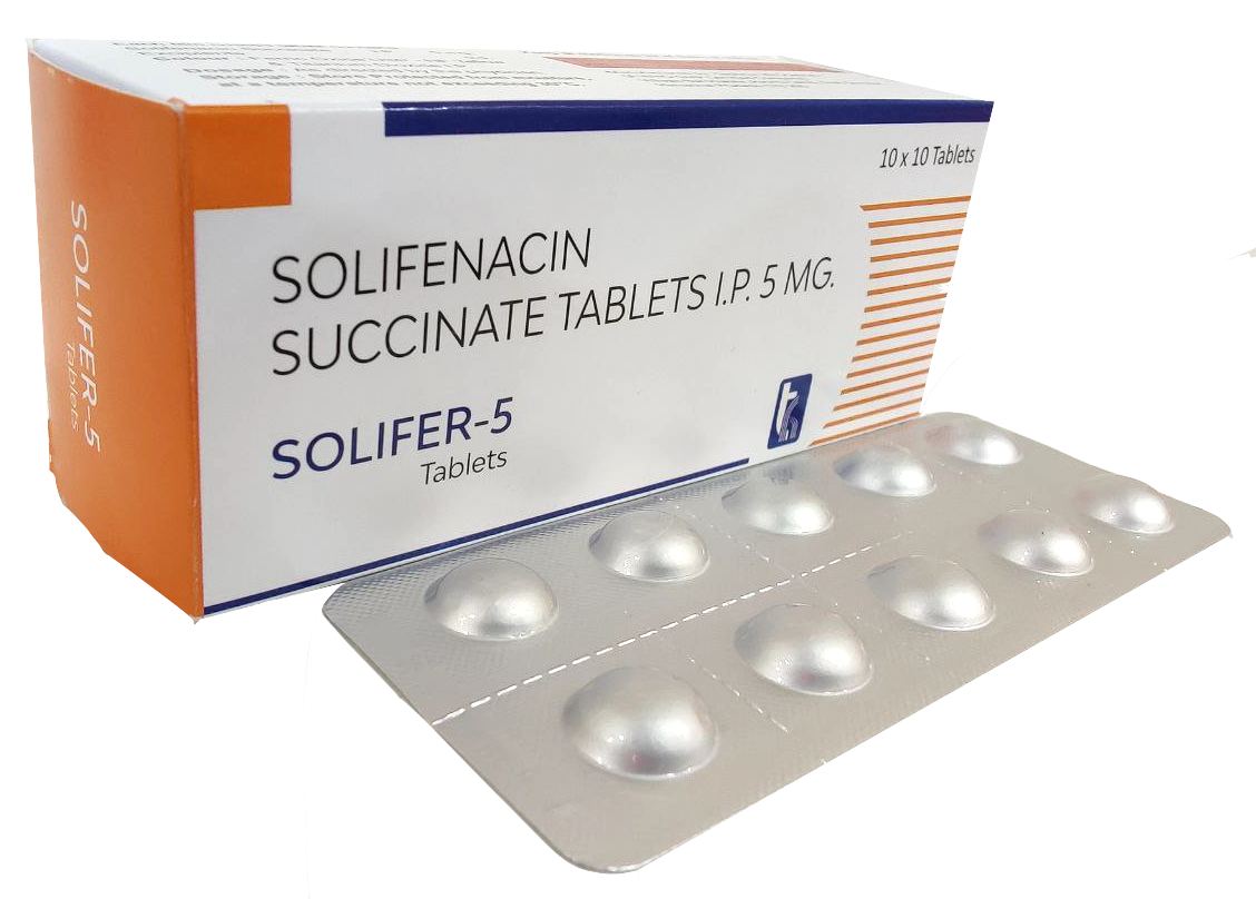 Solifenacin 5 mg Tablets Tablet — manufactured by Trumac Healthcare