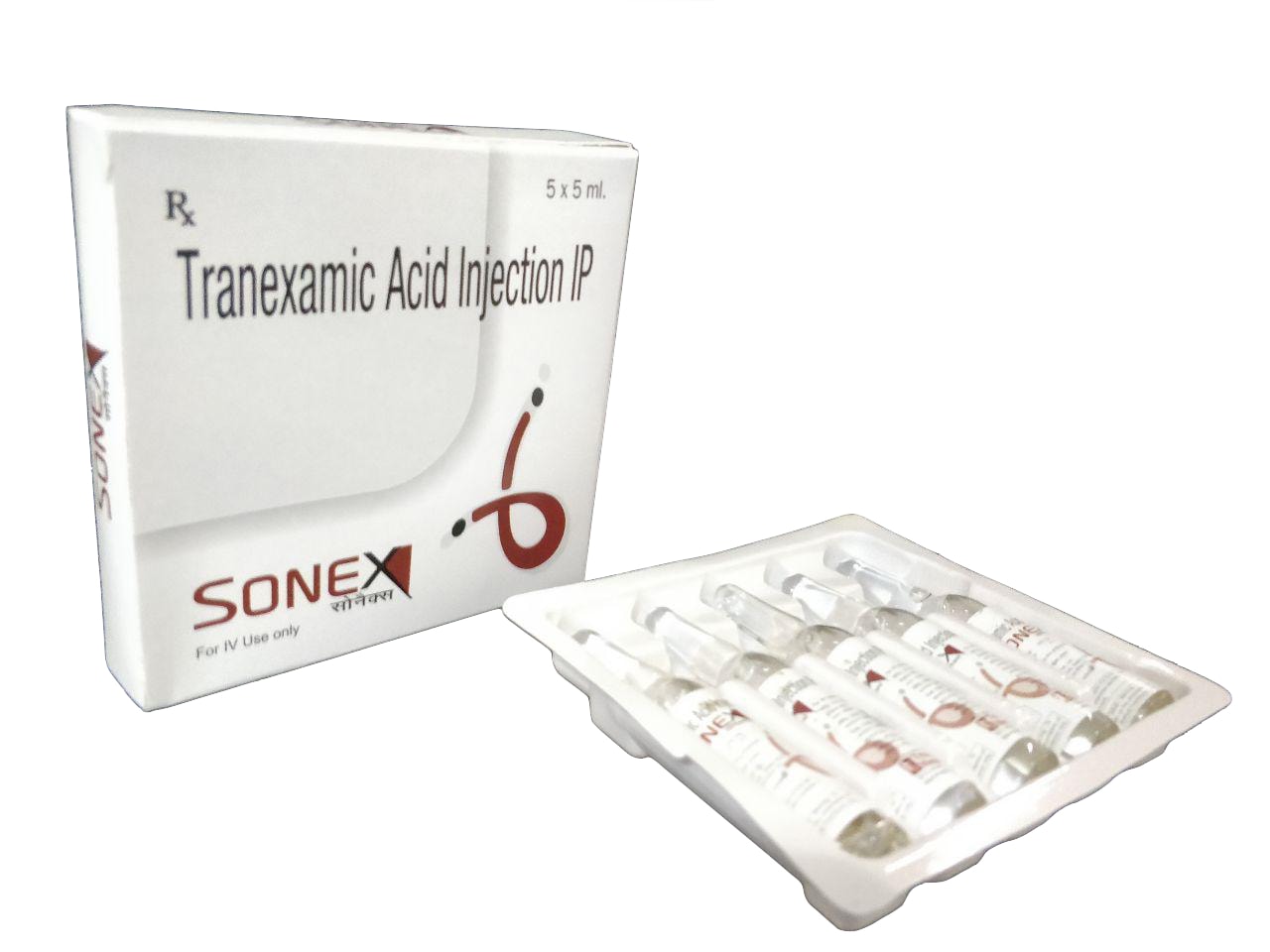 Tranexamic Acid 500 mg per 5 ml Injection — manufactured by Trumac Healthcare