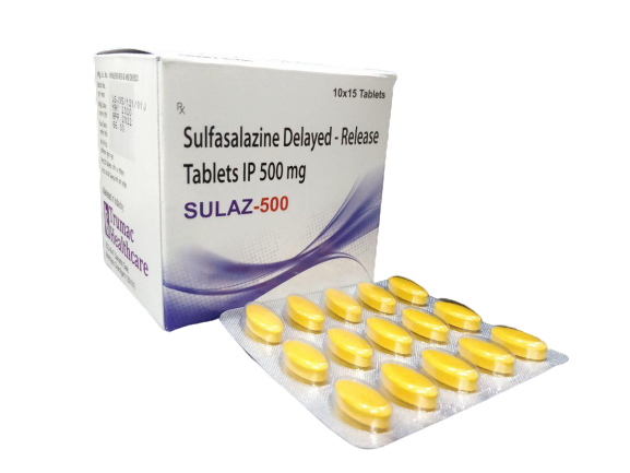 Sulfasalazine 500 mg (Delayed Release) *Same Die as Brand Leader SAZO-500* Tablet — manufactured by Trumac Healthcare