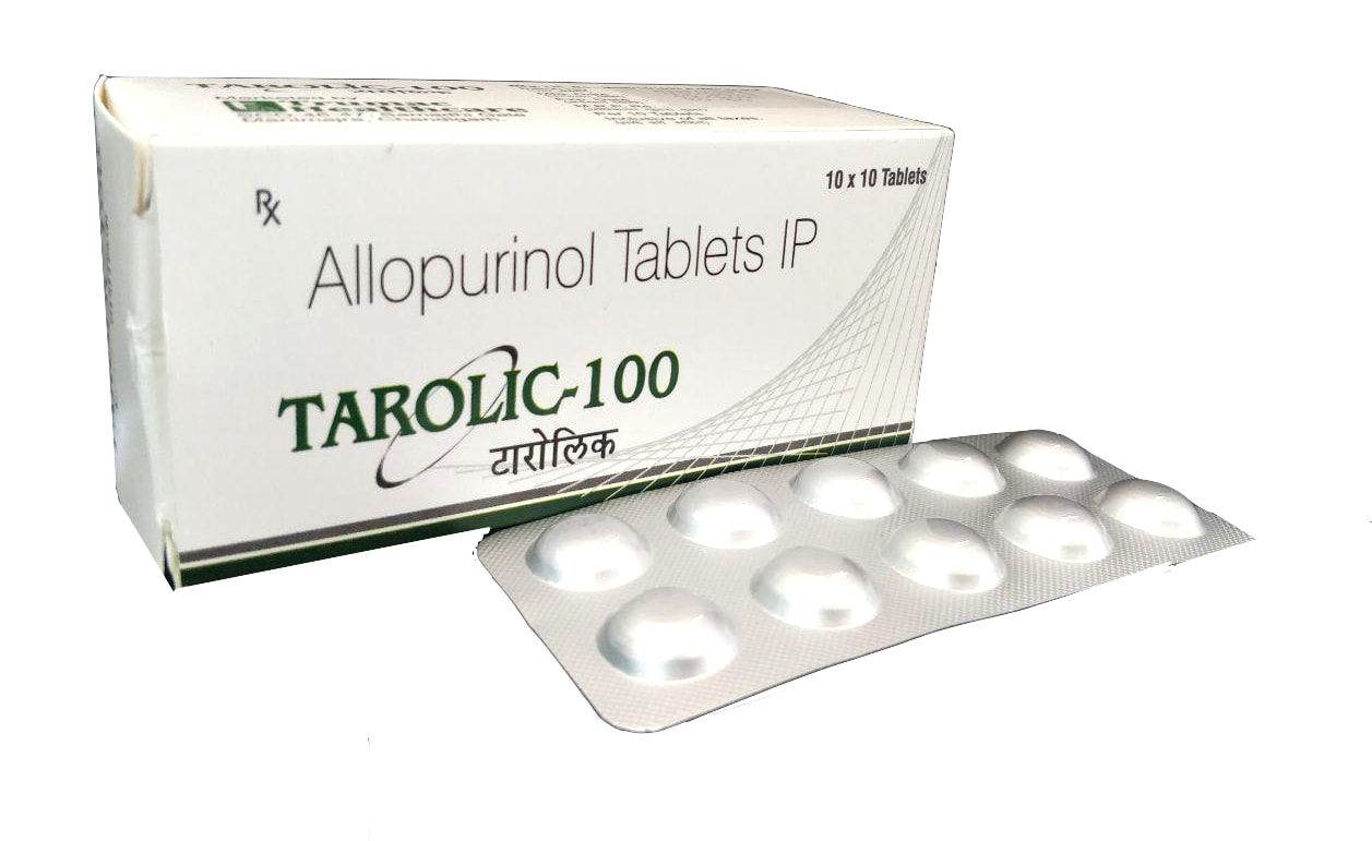 Allopurinol 100 mg Tablet — manufactured by Trumac Healthcare