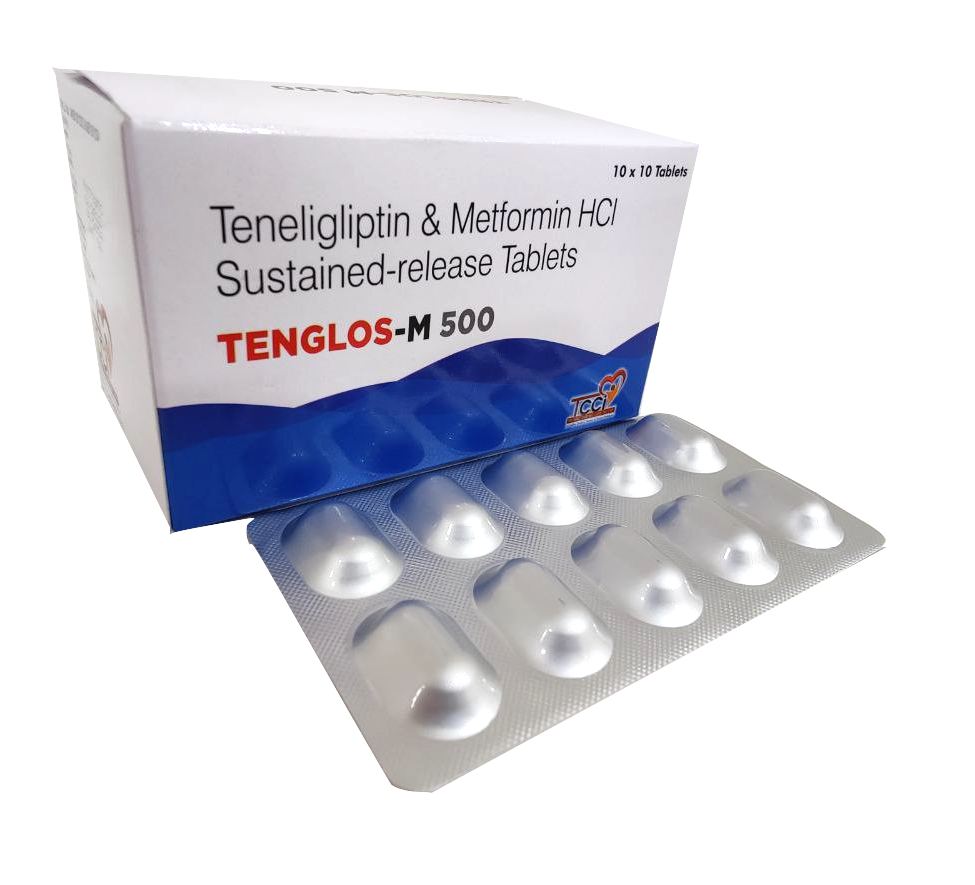 Tenglos-M 20/500 Tablet — Teneligliptin 20 mg + Metformin 500 mg from Trumac Healthcare PCD Pharma Franchise India
