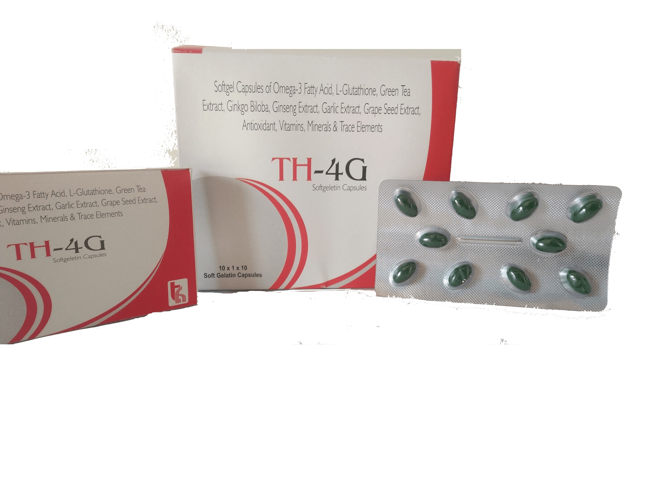 TH-4G Softgel — Green Tea Extract + Ginseng Extract + Multivitamins + Multiminerals from Trumac Healthcare PCD Pharma Franchise India