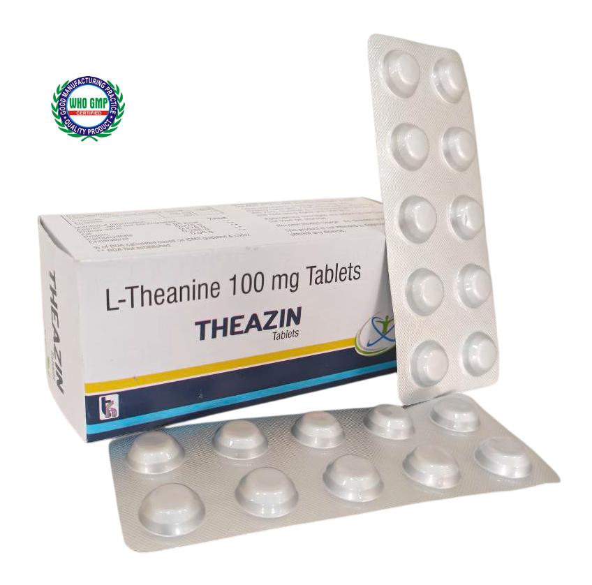 L-Theanine 100 mg Tab Tablet — manufactured by Trumac Healthcare