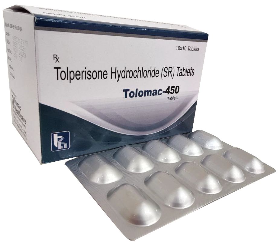 Tolperisone 450 mg Sustained Release Tab Tablet — manufactured by Trumac Healthcare