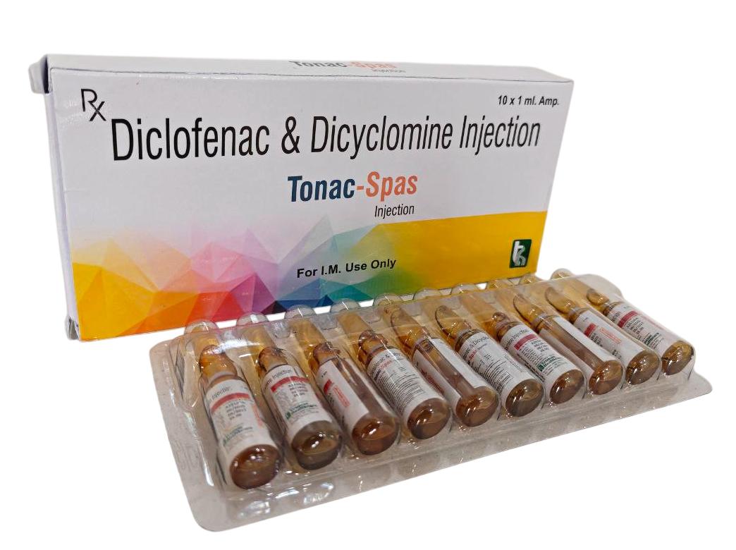 Dicyclomine (50 mg) + Diclofenac (20 mg) Injection — manufactured by Trumac Healthcare