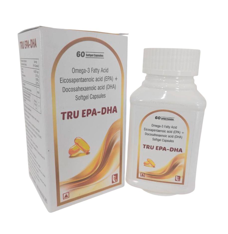 Omega 3 Fatty Acid Containing : EPA 180 mg + DHA 120 mg Softgel — manufactured by Trumac Healthcare