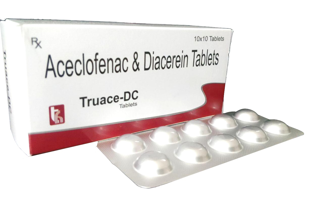 Aceclofenac 100 mg + Diacerin 50 mg Tablet — manufactured by Trumac Healthcare