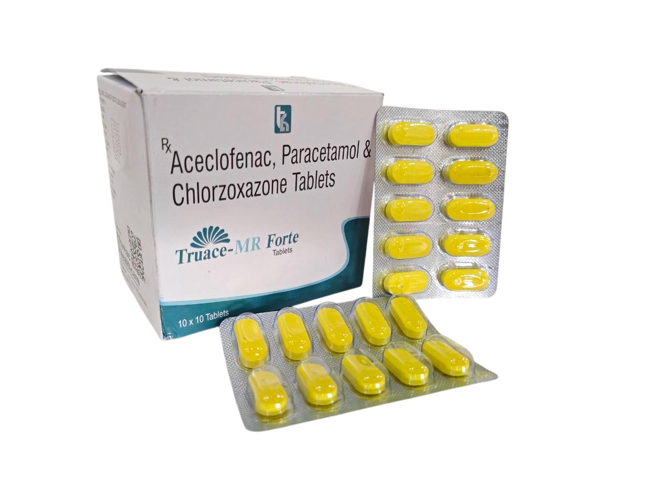 Aceclofenac 100 mg + Paracetamol 325 mg *Chlorzoxazone 500 mg* Tablet — manufactured by Trumac Healthcare